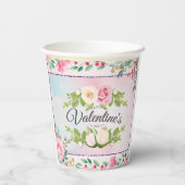 エレガントハッピーバレンタインデー 紙コップ (裏面)
