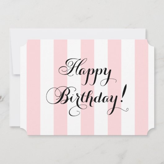 エレガントハッピーバースデー カード (正面)