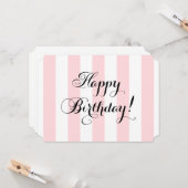 エレガントハッピーバースデー カード (正面/裏面インサイチュ)