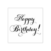 エレガントハッピーバースデー ラバースタンプ (インプリント)