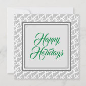 「エレガントハッピーホリデー」グリーティングカード シーズンカード (正面)