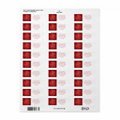 エレガントハト ラベル (フルシート)