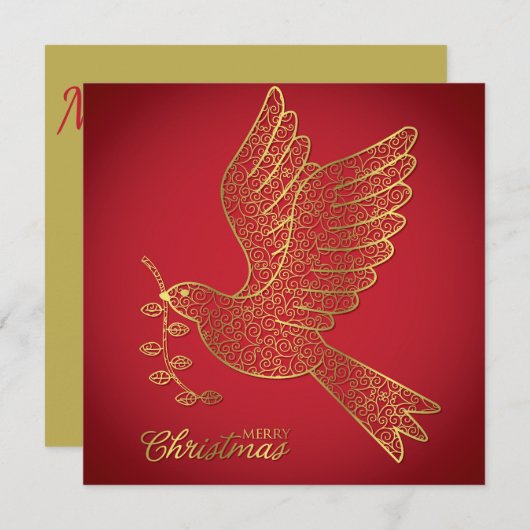 エレガントハト 招待状 (正面/裏面)