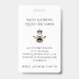 エレガントハニービーアンドクラウンファームズ養蜂場 バッジ