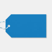 エレガントハヌカモダンスクリプパーソナライズされたト ギフトタグ (裏面横)