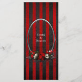 エレガントハロウィン結婚のメニュー メニュー (裏面)