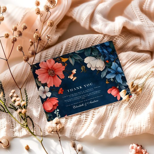 エレガントハロウィン結婚ズ サンキューカード