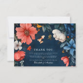 エレガントハロウィン結婚ズ サンキューカード (正面)