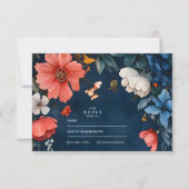 エレガントハロウィン結婚ズ 出欠カード (正面)