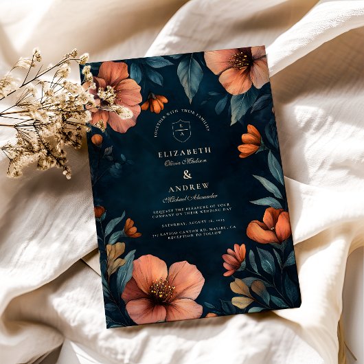 エレガントハロウィン結婚ズ 招待状