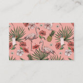 エレガントハワイアンブライダルシャワーフローラレシピ エンクロージャーカード (裏面)