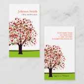 エレガントハートのツシンプルリー 名刺 (正面/裏面)