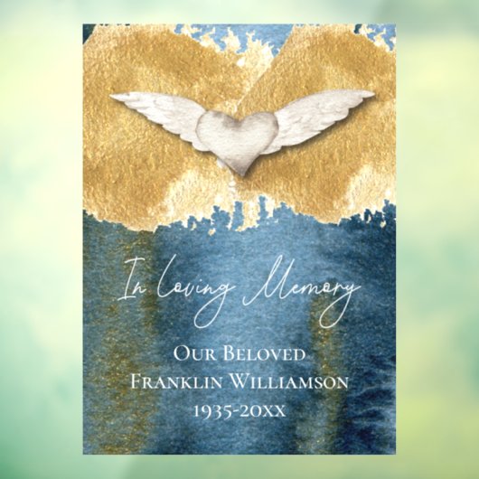 エレガントハートウィングス愛するメモリ記憶の車 ウィンドウサイン (シート3)