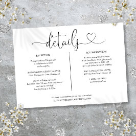 エレガントハートスクリプト詳細情報カード 招待状