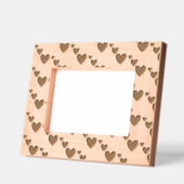 エレガントハートパターモダンン、シンプルパターン レーザー彫刻フレーム (左)