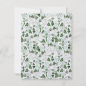 エレガントハートユーカリ結婚属葉の詳細 招待状 (裏面)