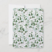 エレガントハートユーカリ結婚属葉の詳細 招待状 (裏面)