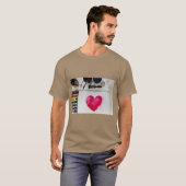 エレガントハートラブシンボル Tシャツ (正面フル)