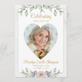 エレガントハート写真水彩フローラメモリアル プログラム (正面)