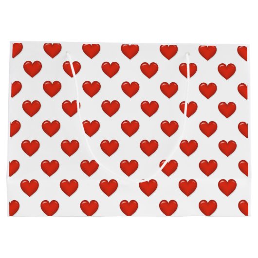 エレガントハート形状大抱き枕 ラージペーパーバッグ (裏面)