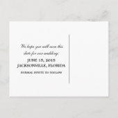 エレガントハート日付はがき保存(オレンジ) 案内ポストカード (裏面)