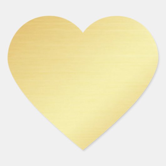 エレガントハート空白の型金ゴールドシール ハートシール (正面)