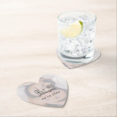 エレガントハート結婚の写真コースター ペーパーコースター (インサイチュ)