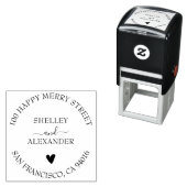 エレガントハート2名差出人住所 セルフインキングスタンプ (インサイチュ)