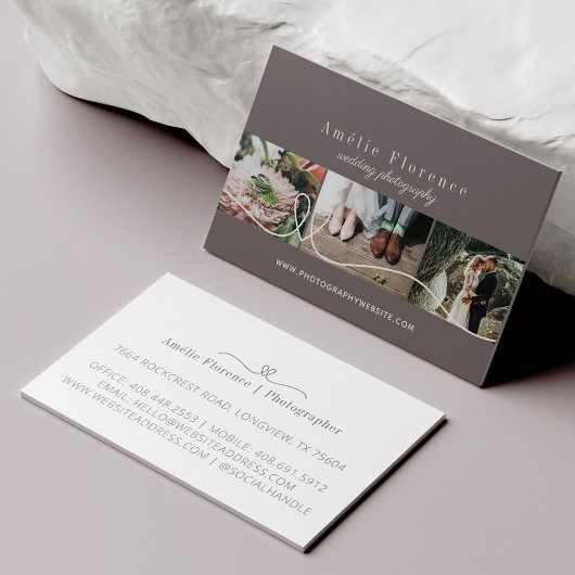 エレガントハート3 Photo Collageの写結婚真者 名刺