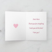 エレガントハート&フラワーマザーズデイ カード (内部)