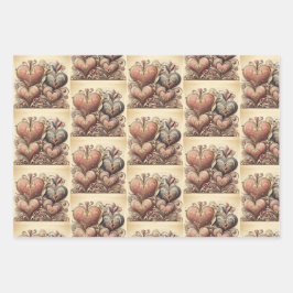 エレガントハート ラッピングペーパーシート