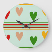 エレガントハート ラージ壁時計 (正面)