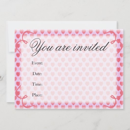 エレガントハート 招待状 (正面)