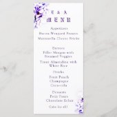 エレガントバイオリッ結婚トのメニューカード メニュー (正面)