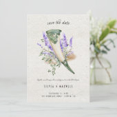 エレガントバイキング結婚式の日付の保存 招待状 (スタンド正面)