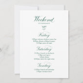 エレガントバチェロレットガールズクラブ招待状 招待状 (裏面)