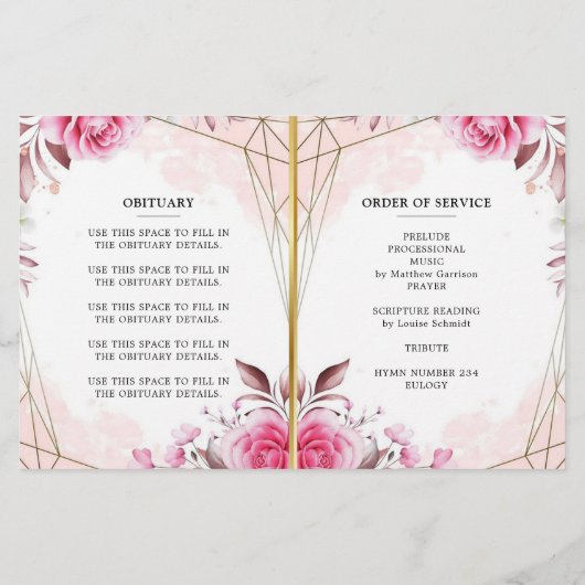 エレガントバラお祝い (裏面)