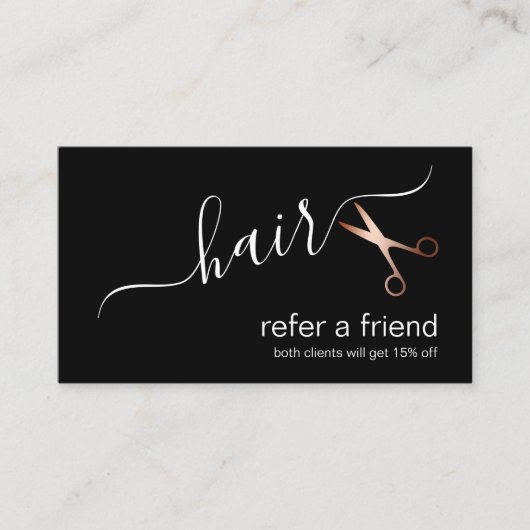 エレガントバラのモダンハサミ金ゴールド 紹介カード (正面)