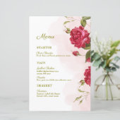 エレガントバラをテーマに結婚したメニュー (スタンド正面)