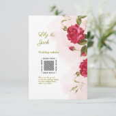 エレガントバラをテーマに結婚した エンクロージャーカード (スタンド正面)