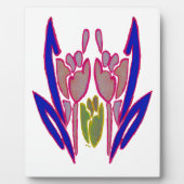 エレガントバラウォーターカラーアートプリント フォトプラーク (正面)