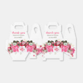 エレガントバラカスタマイズ結婚の フェイバーボックス (折り畳みなし)