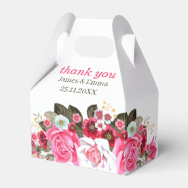 エレガントバラカスタマイズ結婚の フェイバーボックス