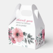 エレガントバラカスタマイズ結婚の フェイバーボックス (裏面サイド)