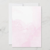 エレガントバラカスタマイズ結婚の 招待状 (裏面)