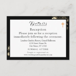 エレガントバラカソリッ結婚クのエンクロージャカード エンクロージャーカード