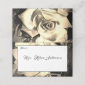 エレガントバラカソリッ結婚クス プレイスカード (外部開封)