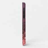 エレガントバラカッコいい金ゴールドグリッター《写真》ぼけ味モノグラム Case-Mate iPhoneケース (裏面/左)