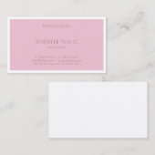 エレガントバラカラーモダンテンプレート 名刺 (正面/裏面)