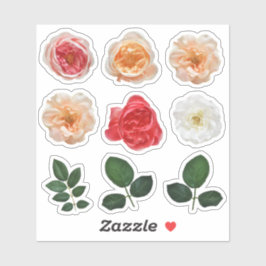 エレガントバラガーデンキスカットビニールシールシート シール